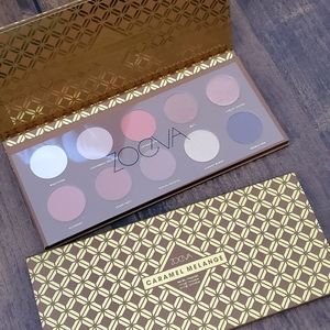 Zoeva palette + sutra curling iron